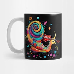 Snail Playing Violin Mug